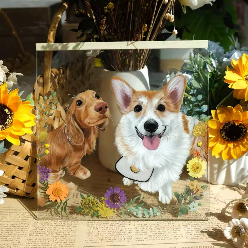 Custom Hand-Painted Pet Art for Kittens & Puppies