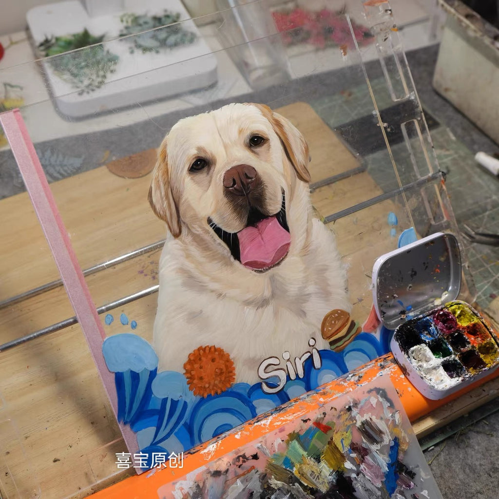 Custom Hand-Painted Pet Art for Kittens & Puppies