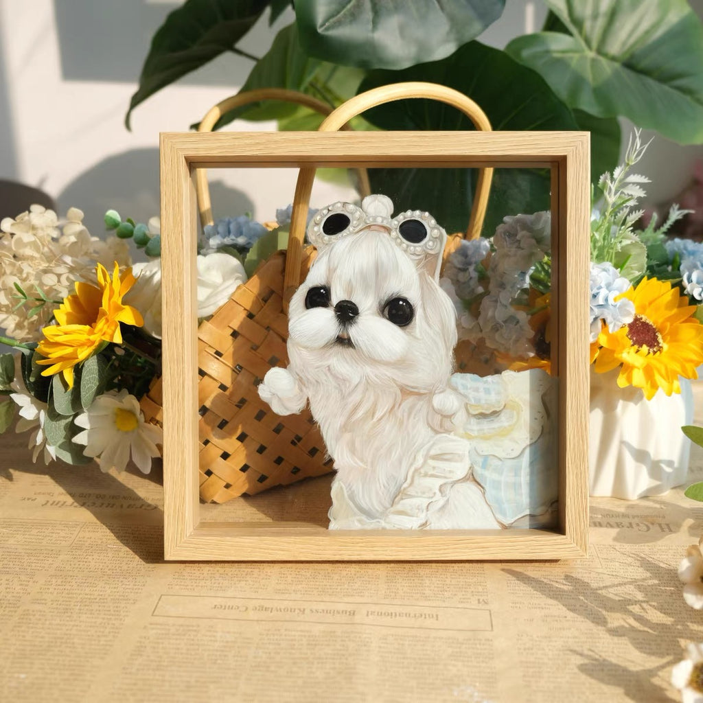 Custom Hand-Painted Pet Art for Kittens & Puppies