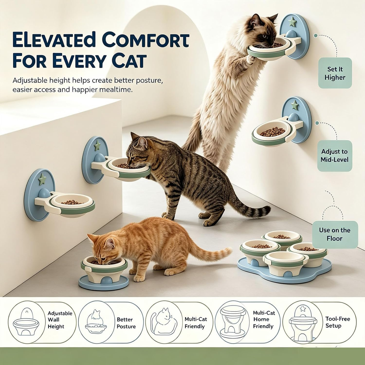 Pet Home™ Cat Bowl
