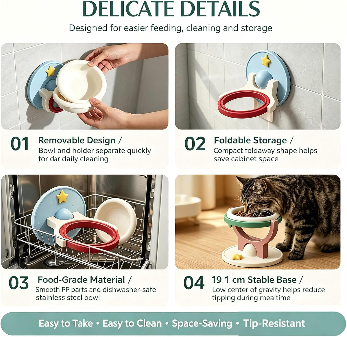 Pet Home™ Cat Bowl