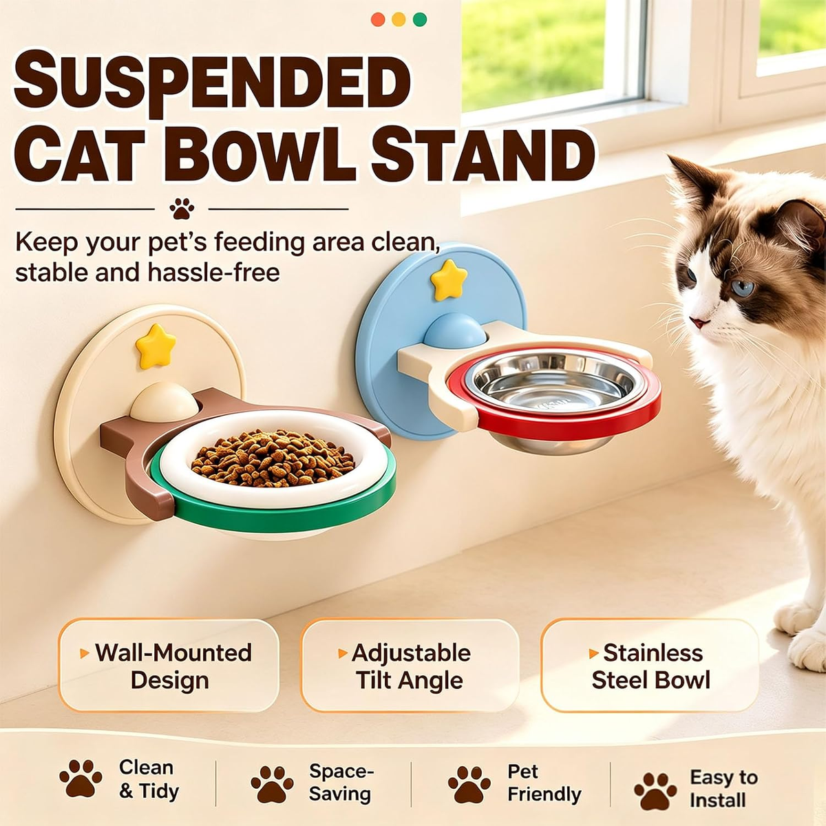 Pet Home™ Cat Bowl