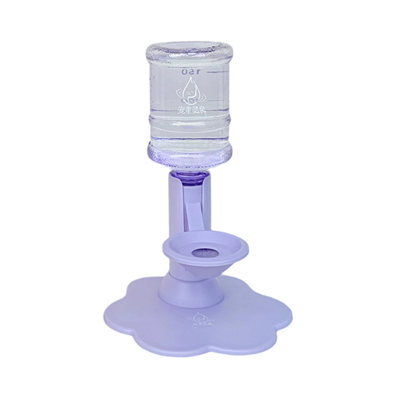 Fontaine à Eau pour Chat Gravité - Abreuvoir Silencieux et sans Fil (650 ml)
